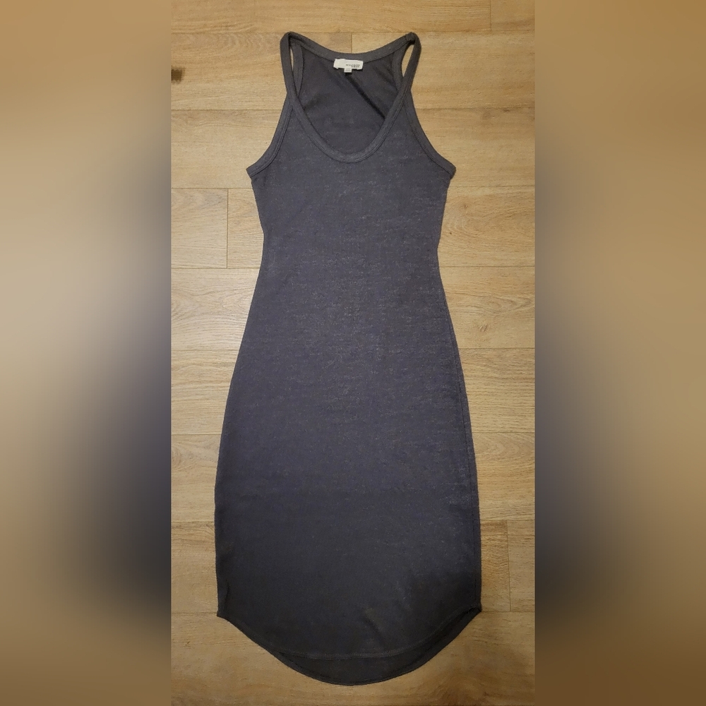 Wilfred Charcoal Midi Dress